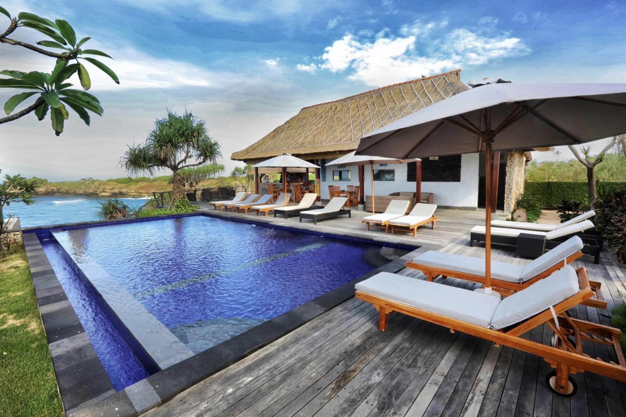 Water Blow Huts Hotel Nusa Lembongan  Exterior photo